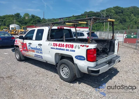 2018 Chevrolet Silverado K1500 Custom из США, поврежденный, VIN 1GCVKPEC1JZ203519